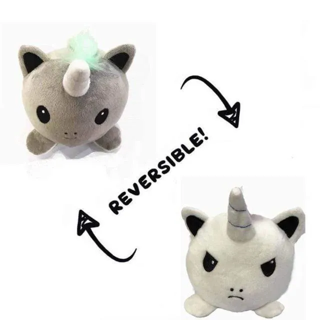 2021 Reversible Cat Gato Kids Plushie Plush Animals Unicorn Double Sided Flip Doll Cute Toys For Peluches Plush Toys