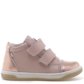 (2675-19) Emel shoes velcro trainers rose gold