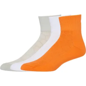 3 Pack Easy Quarter Unisex Socks