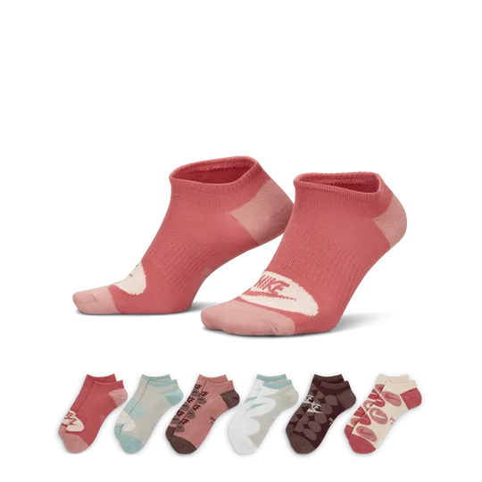 6 Pack Womens Everyday Lighweight No Show Socks