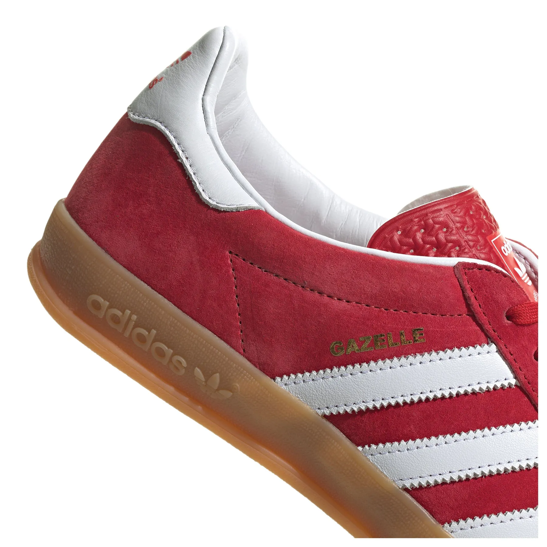 ADIDAS GAZELLE INDOOR - SCARLET/WHITE