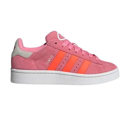 Adidas Kid's Campus 00S Shoes - Bliss Pink / Solar Red / Cloud White