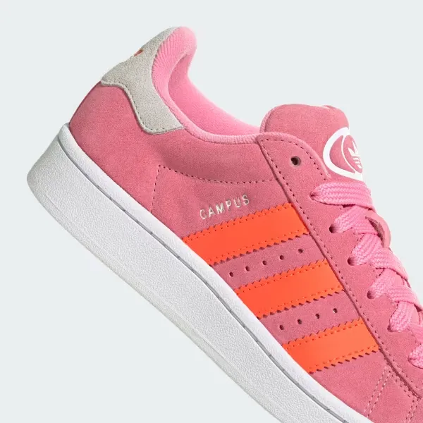 Adidas Kid's Campus 00S Shoes - Bliss Pink / Solar Red / Cloud White