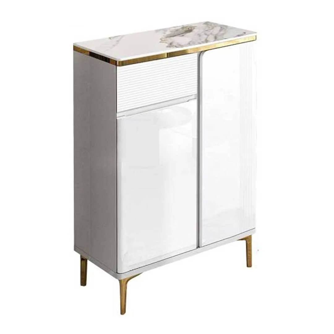 Albus 2 Doors Shoes Cabinet with Sintered Stone Top