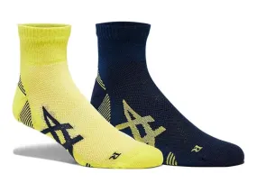 Asics 2 pairs of shock-absorbing running socks 2ppk Cushioning Sock 3013A238 003 blue-yellow