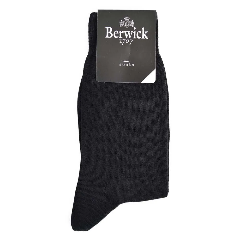 Berwick 1707 Cotton Blend Plain Socks