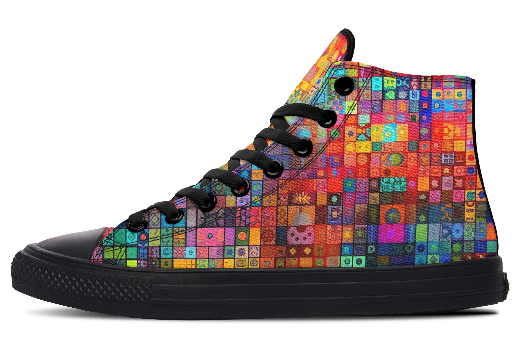 Blotter Fuzz High Top Shoes