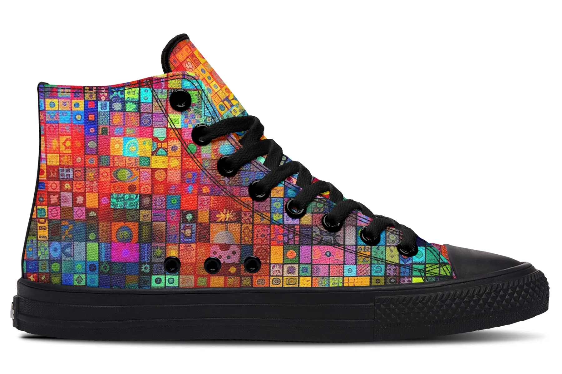 Blotter Fuzz High Top Shoes