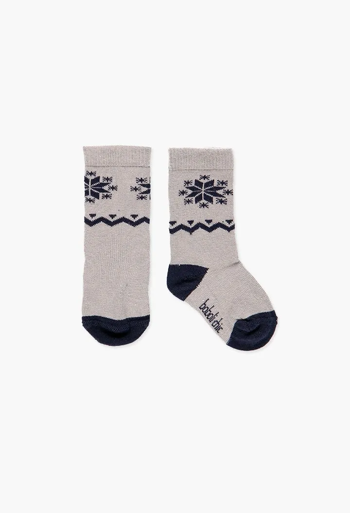 Boboli 3pk Socks - Winter Greys