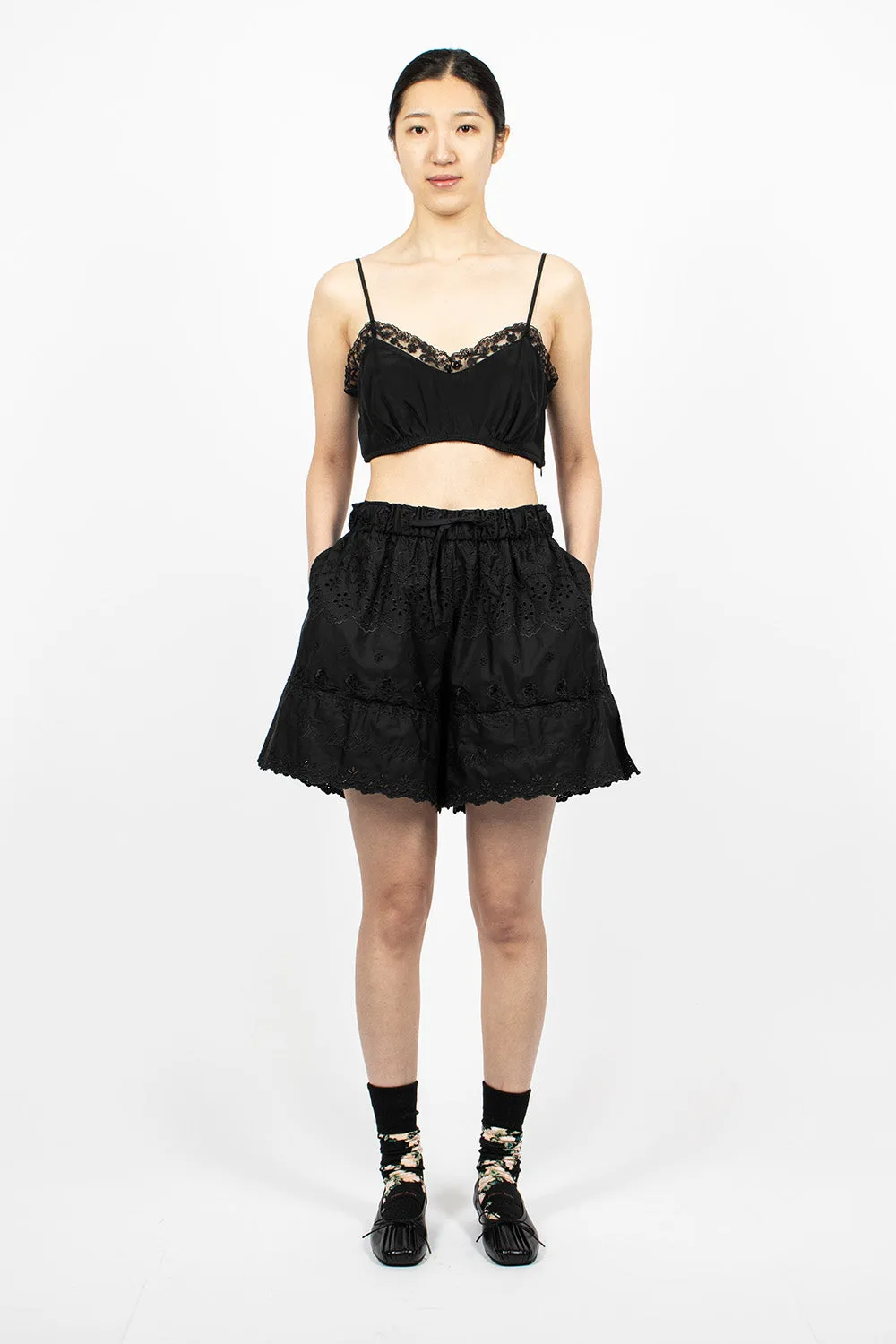 Bralette Black/Lace Trim