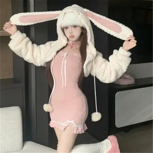 Bunny Ears Coat   Dress PA10012