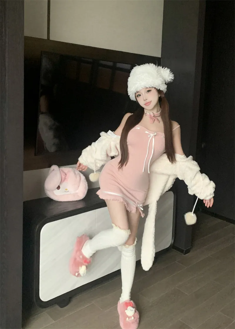 Bunny Ears Coat   Dress PA10012