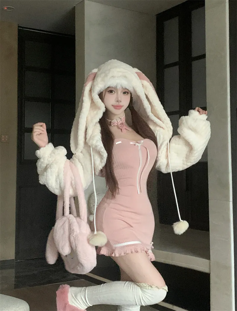 Bunny Ears Coat   Dress PA10012