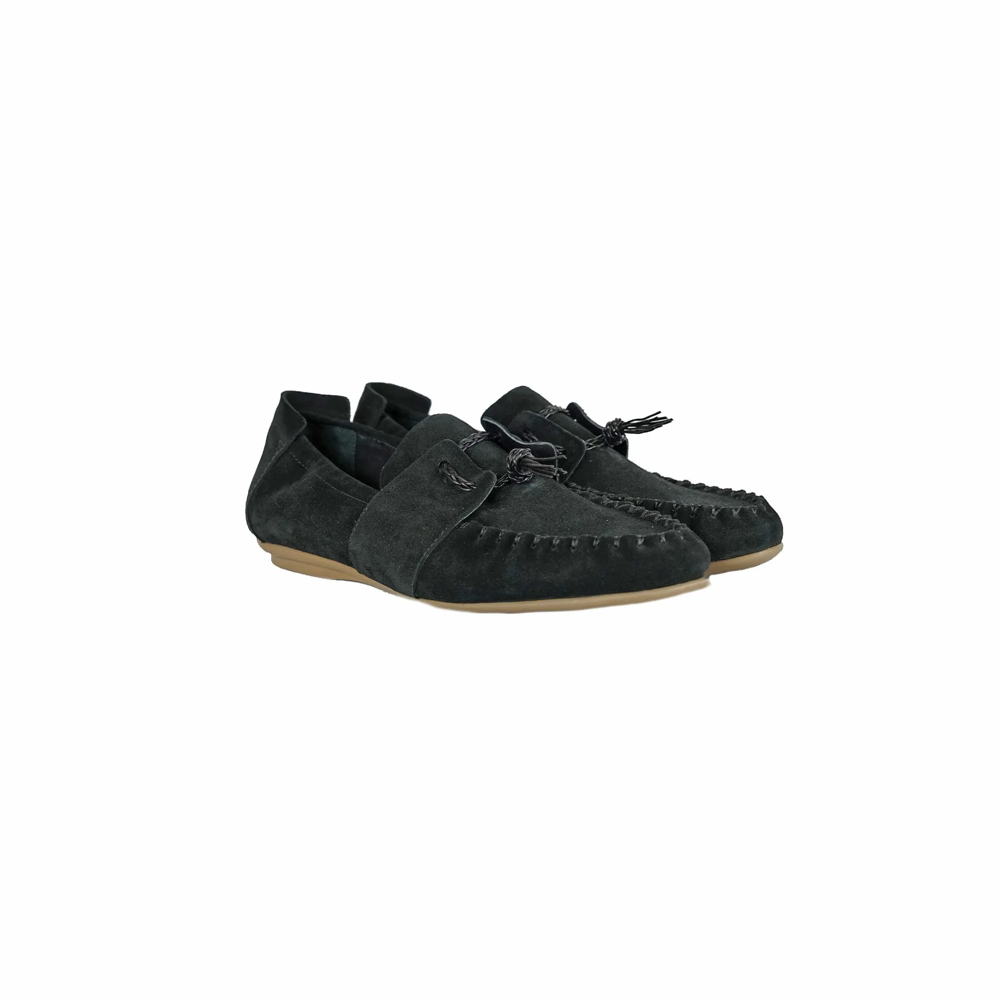 Car Shoe Camoscio Black