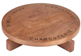 Charcuterie Cheese Board - Round Pedistal