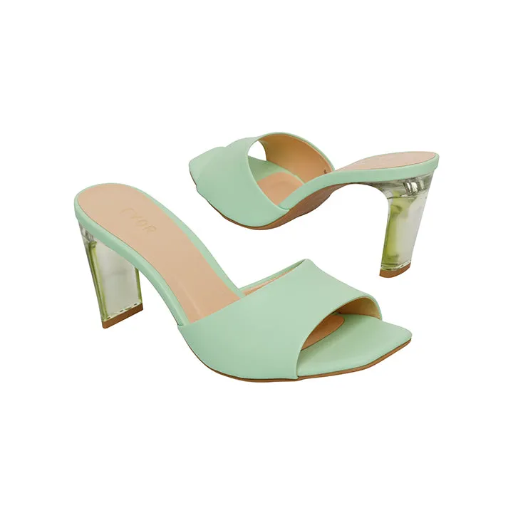 Clear Heeled Sandal BCM 107