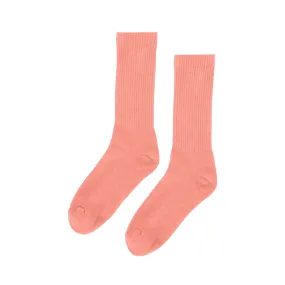 Colorful Standard Organic Active Sock bright coral