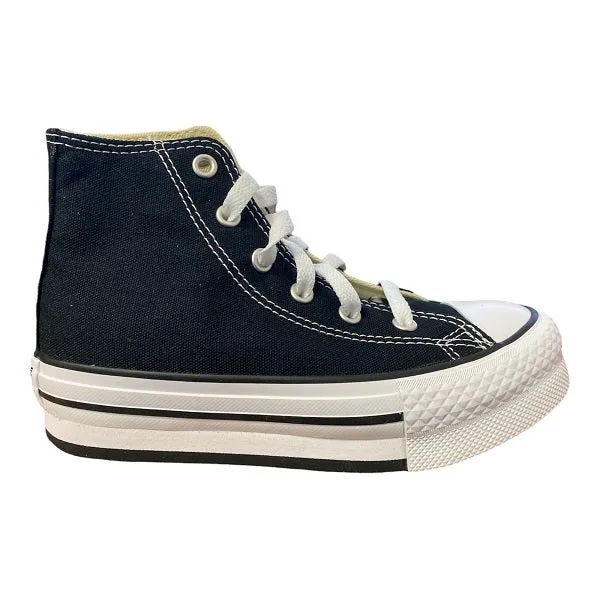 Converse Chuck Taylor All Star Lift Platform boys' sneakers shoe 372859C black-white