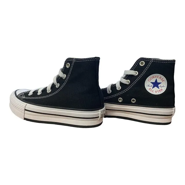 Converse Chuck Taylor All Star Lift Platform boys' sneakers shoe 372859C black-white