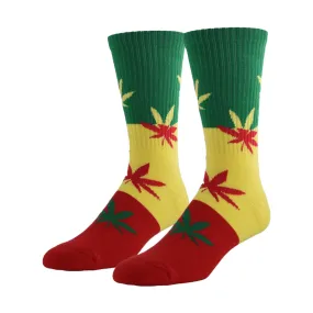 Cool Socks Rasta La Vista Crew Socks