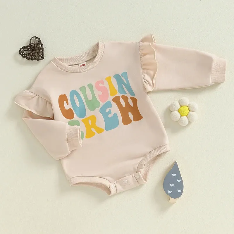 COUSIN CREW Ruffle Onesie