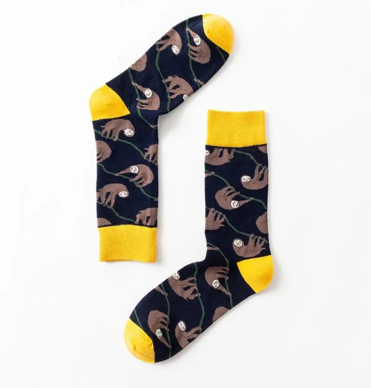 Crew Socks | Funky Socks - Sloth