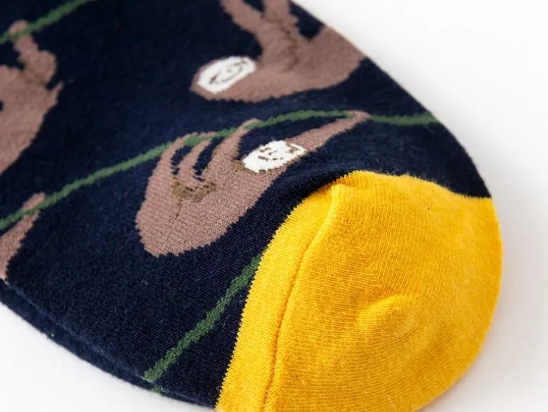 Crew Socks | Funky Socks - Sloth