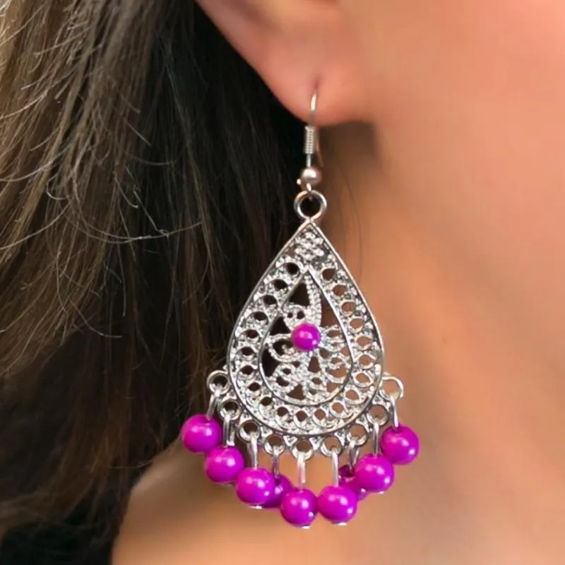 Drops of Inspiration Purple Earring