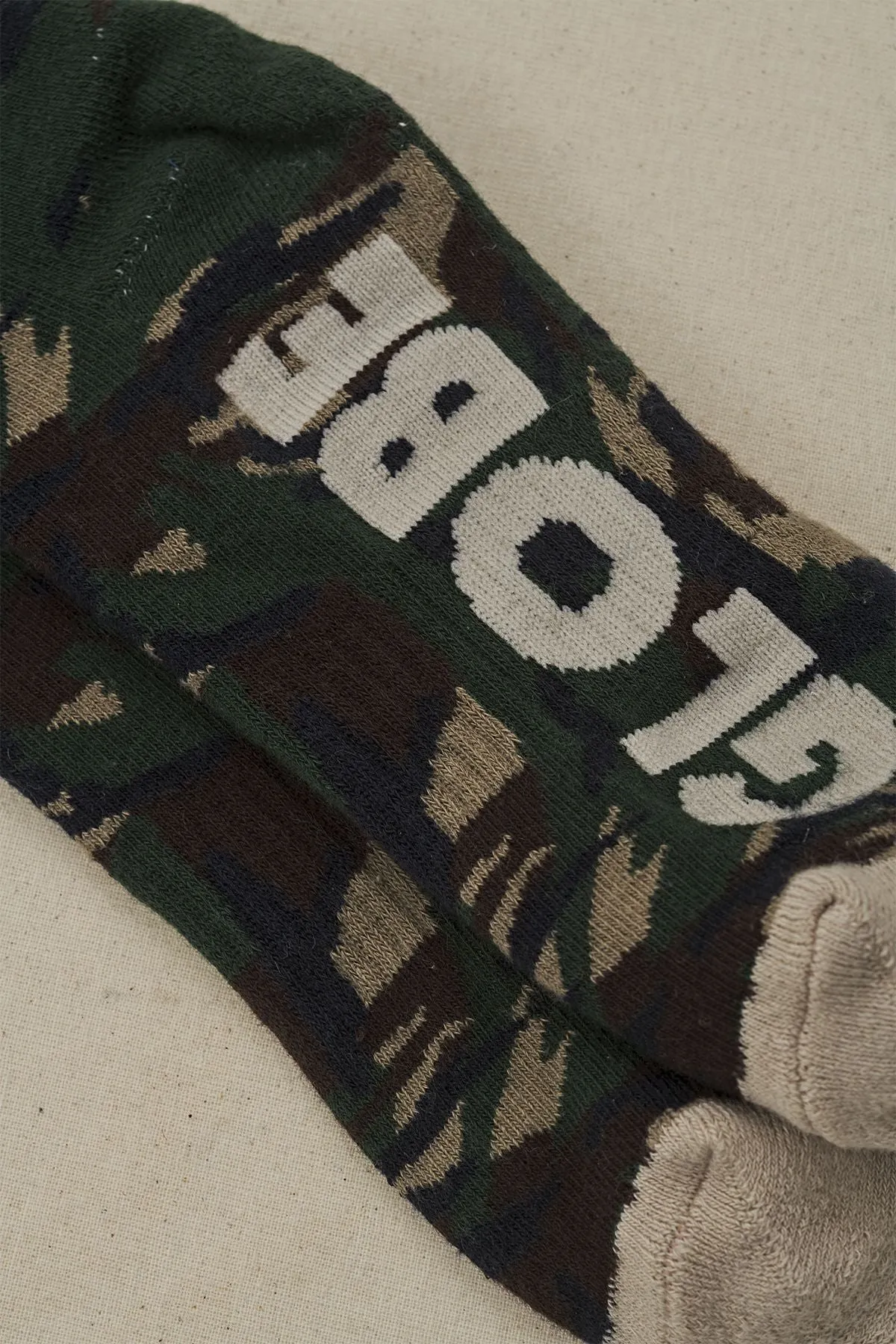 Eco Camo Crew Sock 3 Pack