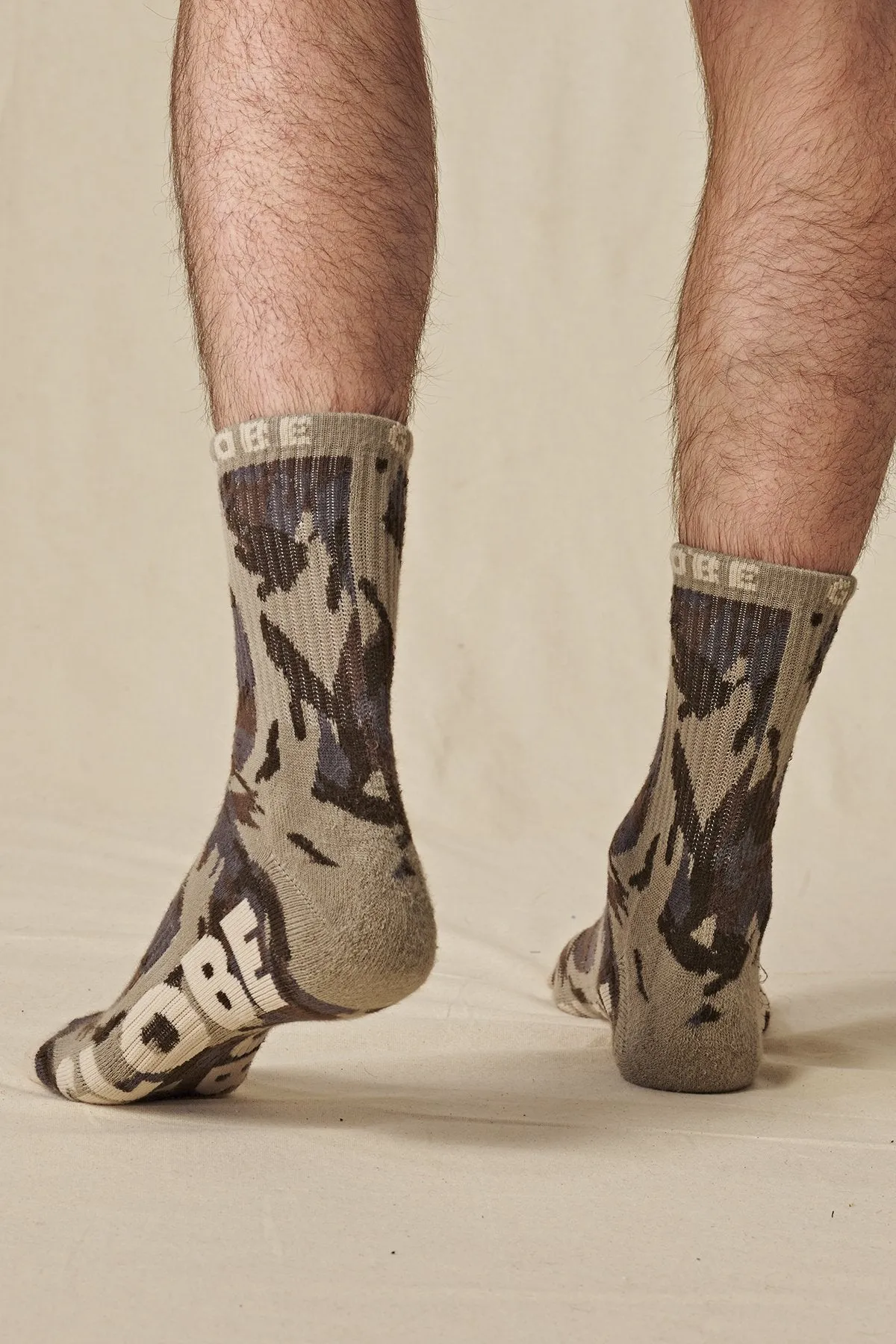 Eco Camo Crew Sock 3 Pack