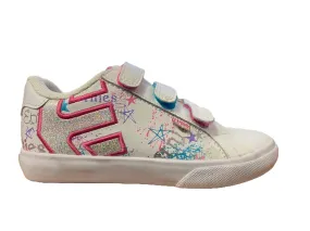 Etnies Kids Fader Vulc girl's sneakers shoe with tear 4301000091100 white