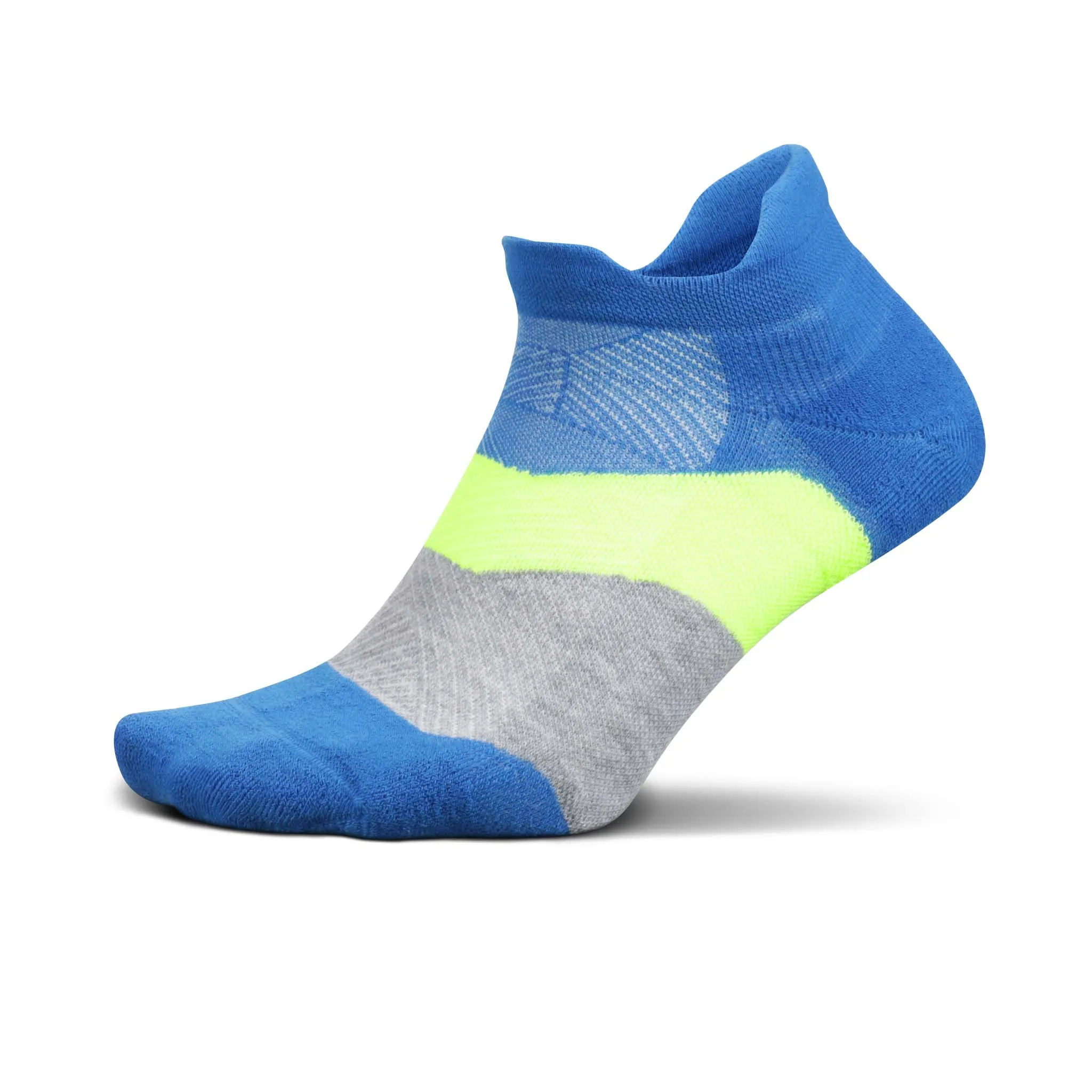 Feetures | Unisex Elite Max Cushion No Show Tab - Boulder Blue