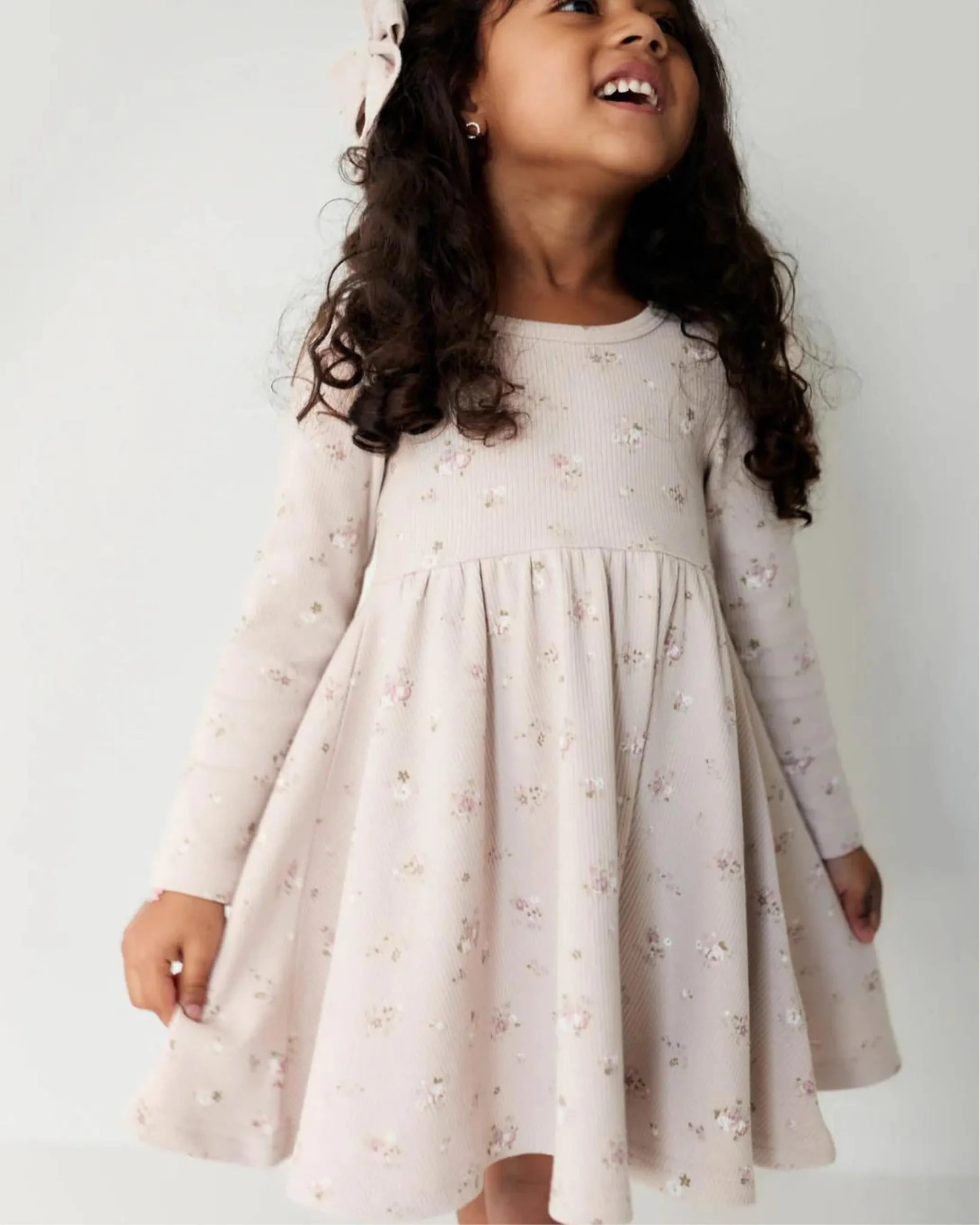 FINE RIB TALLULAH DRESS