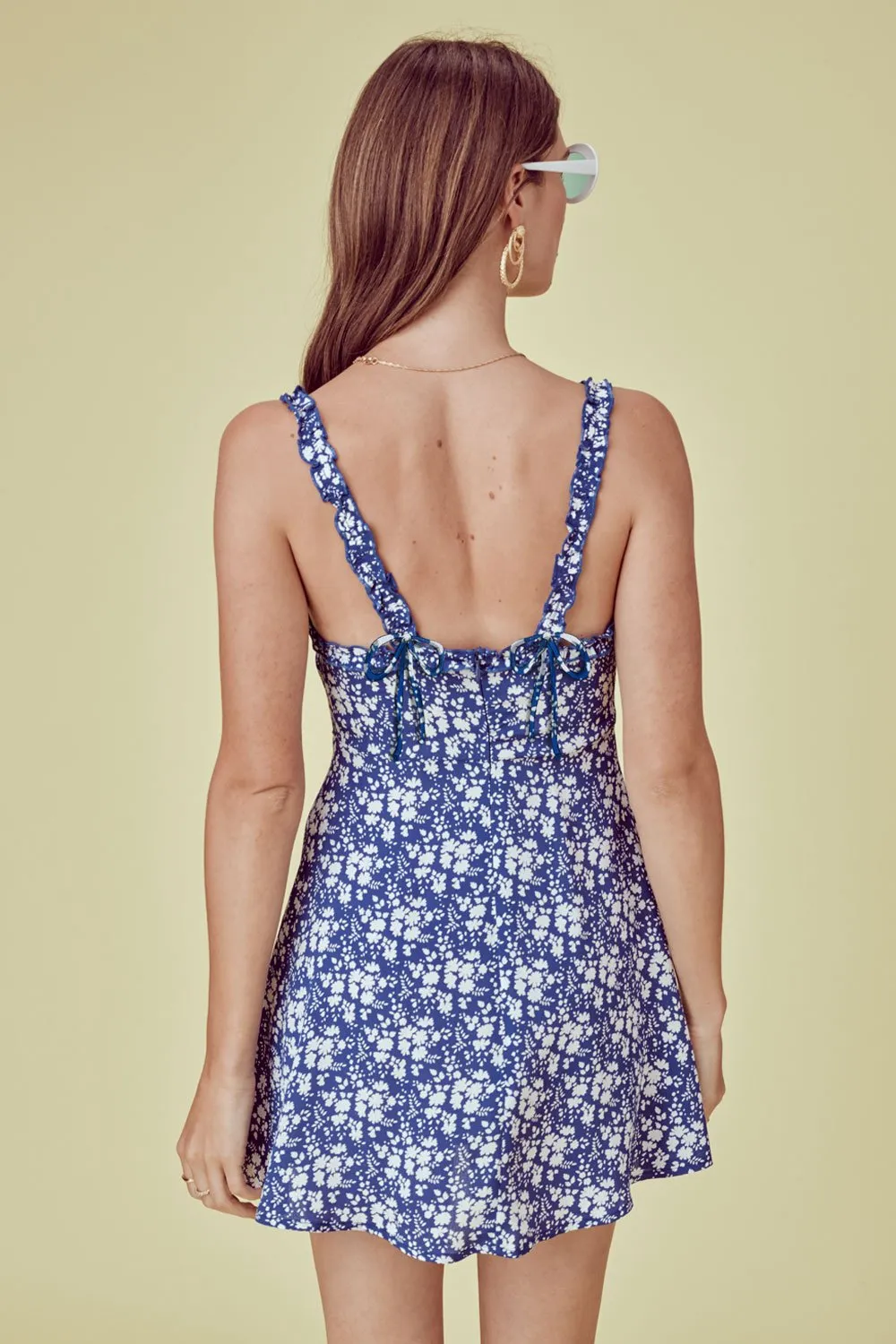 For Love and Lemons Zamira Button Front Tank Dress