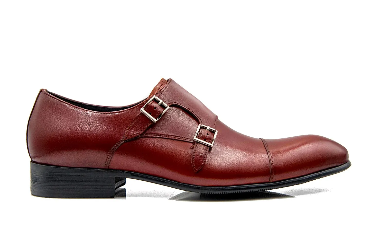 GARDON | Tan Double Monk Strap