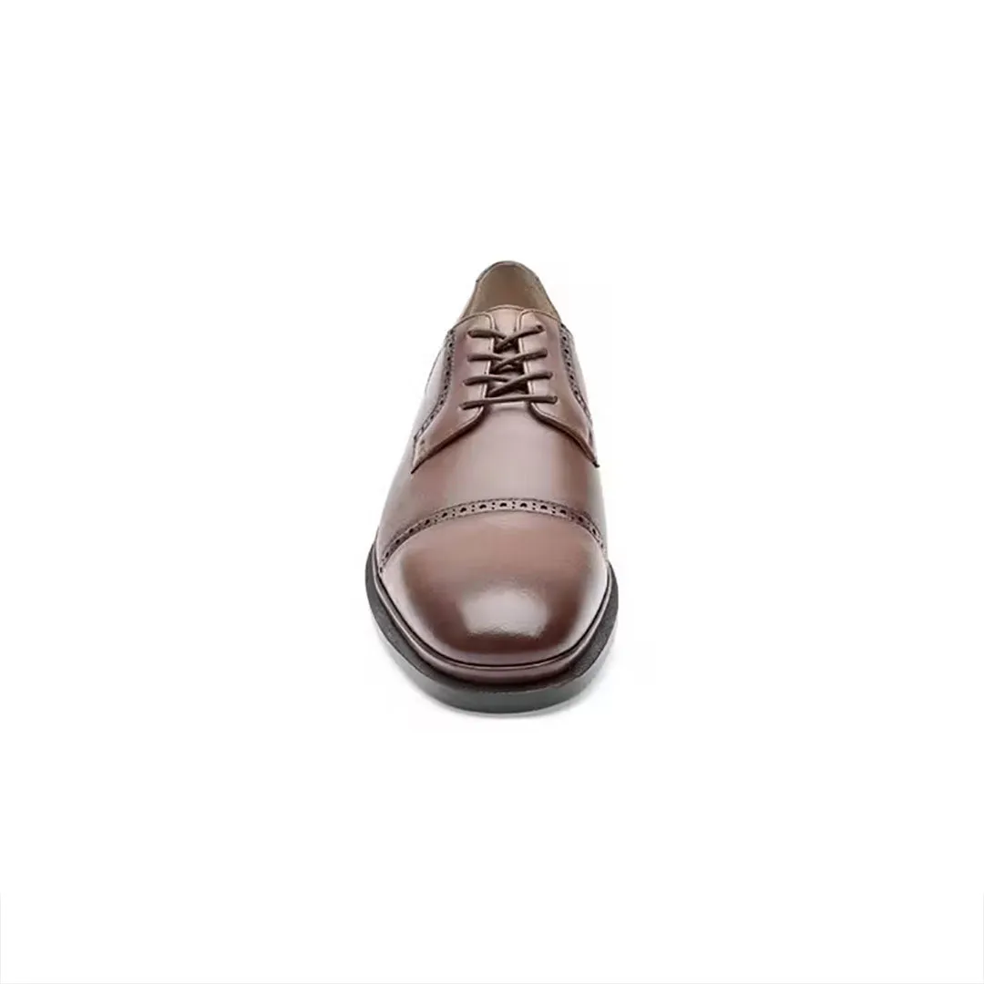 Gavel Eric Lambskin Brown Leather Shoes