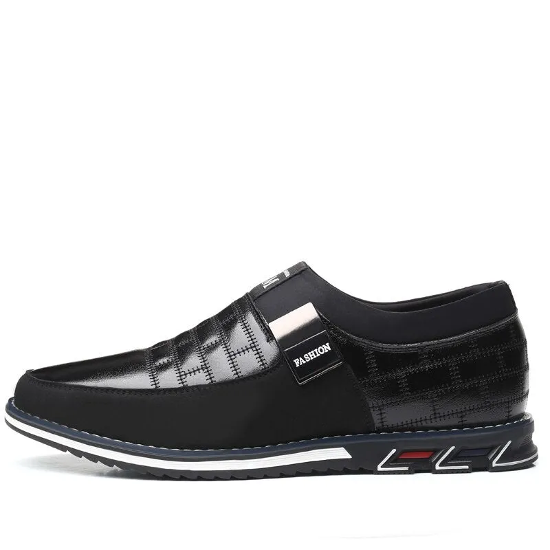 Hot Sale Men's Leather Slip On Shoes