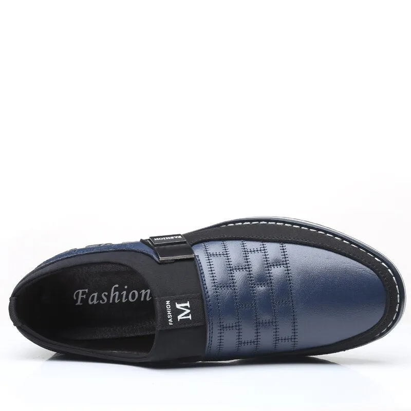 Hot Sale Men's Leather Slip On Shoes