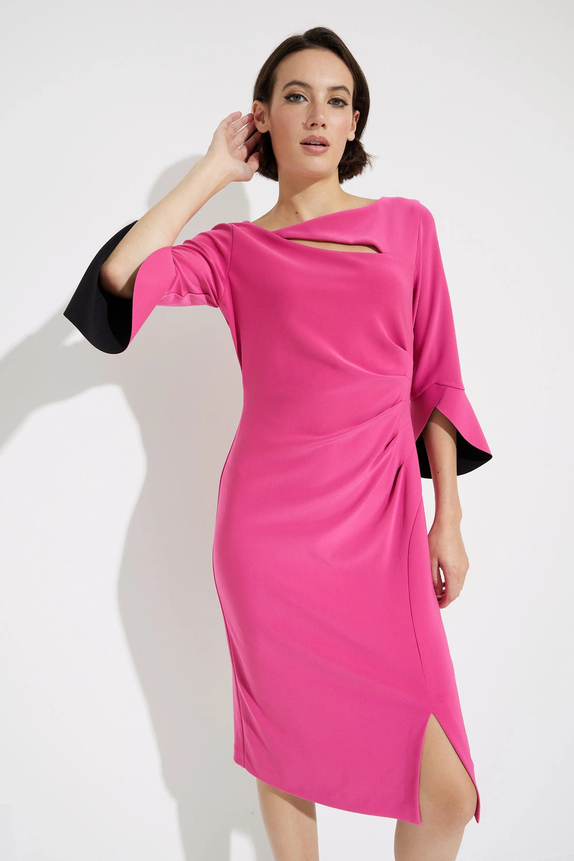 Joseph Ribkoff Bell Sleeve Sheath Dress  231740