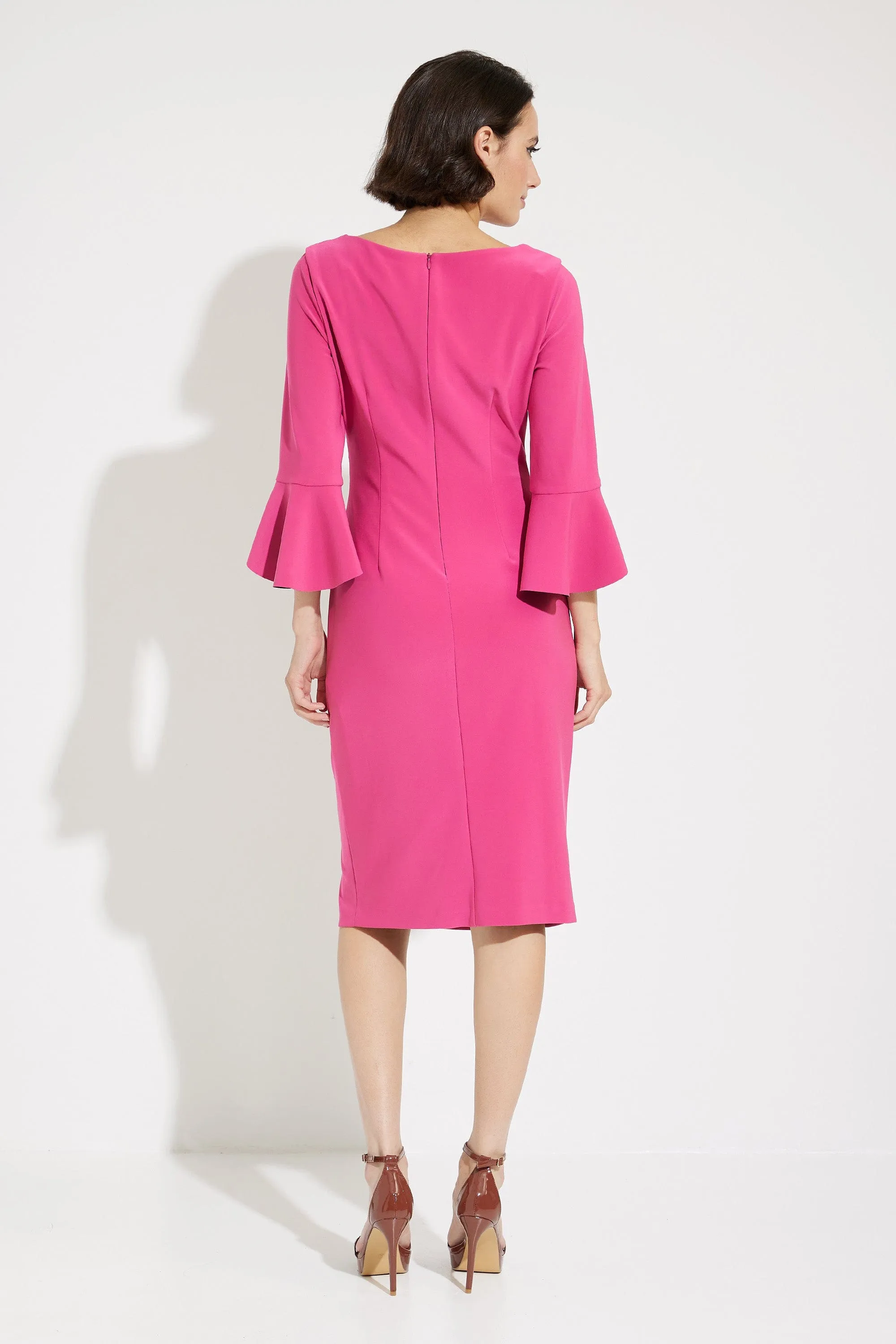 Joseph Ribkoff Bell Sleeve Sheath Dress  231740