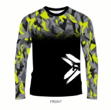 Kids/Youth Ledi Black/Yellow Camo Jersey