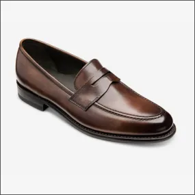 Loake Wiggins Dark Brown Loafer Shoe*