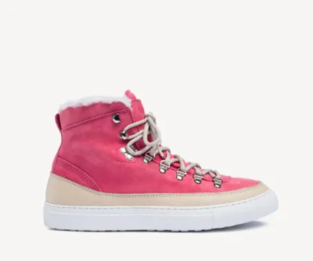 Marostica Mid Salmon Blush Shearling Sneaker