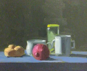 Maureen O'Connor. Still Life. Oil on Board, 1988.