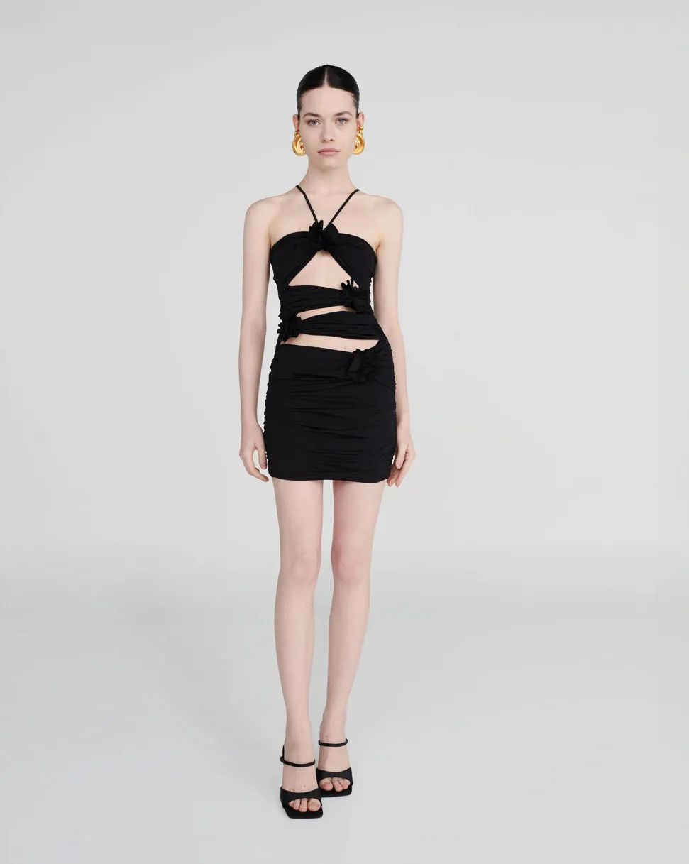 Maygel Coronel - Coari Mini Dress - Black