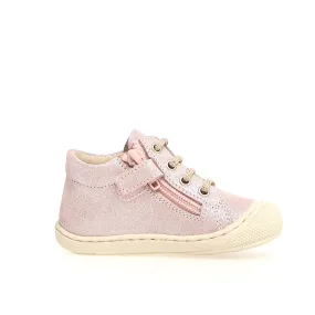 Naturino Cocoon - Zip suede - Pink