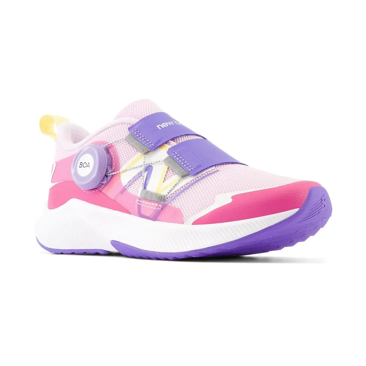 New Balance Girl's PS (Preschool) DynaSoft Reveal v4 BOA Light Raspberry/Hi-Pink/Electric Indigo