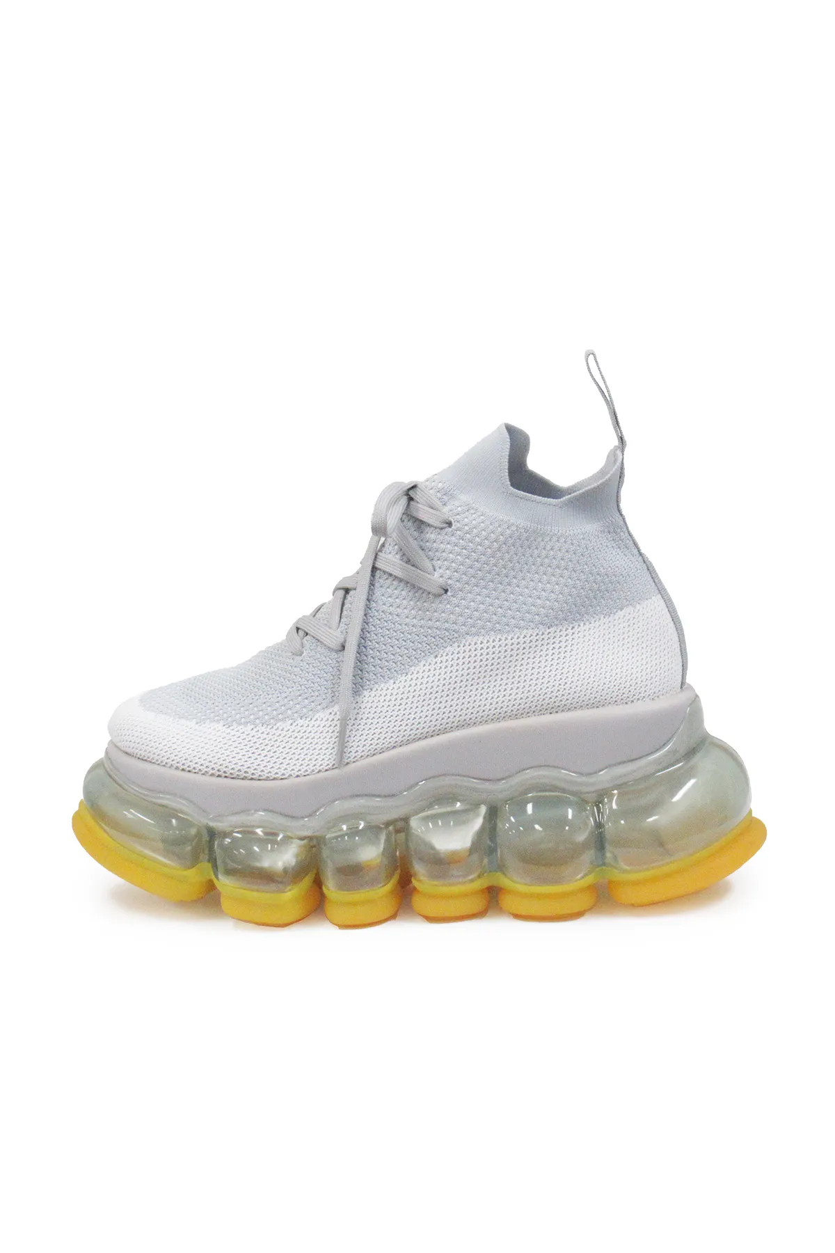 New "Jewelry" High Shoes / Yellow Gray