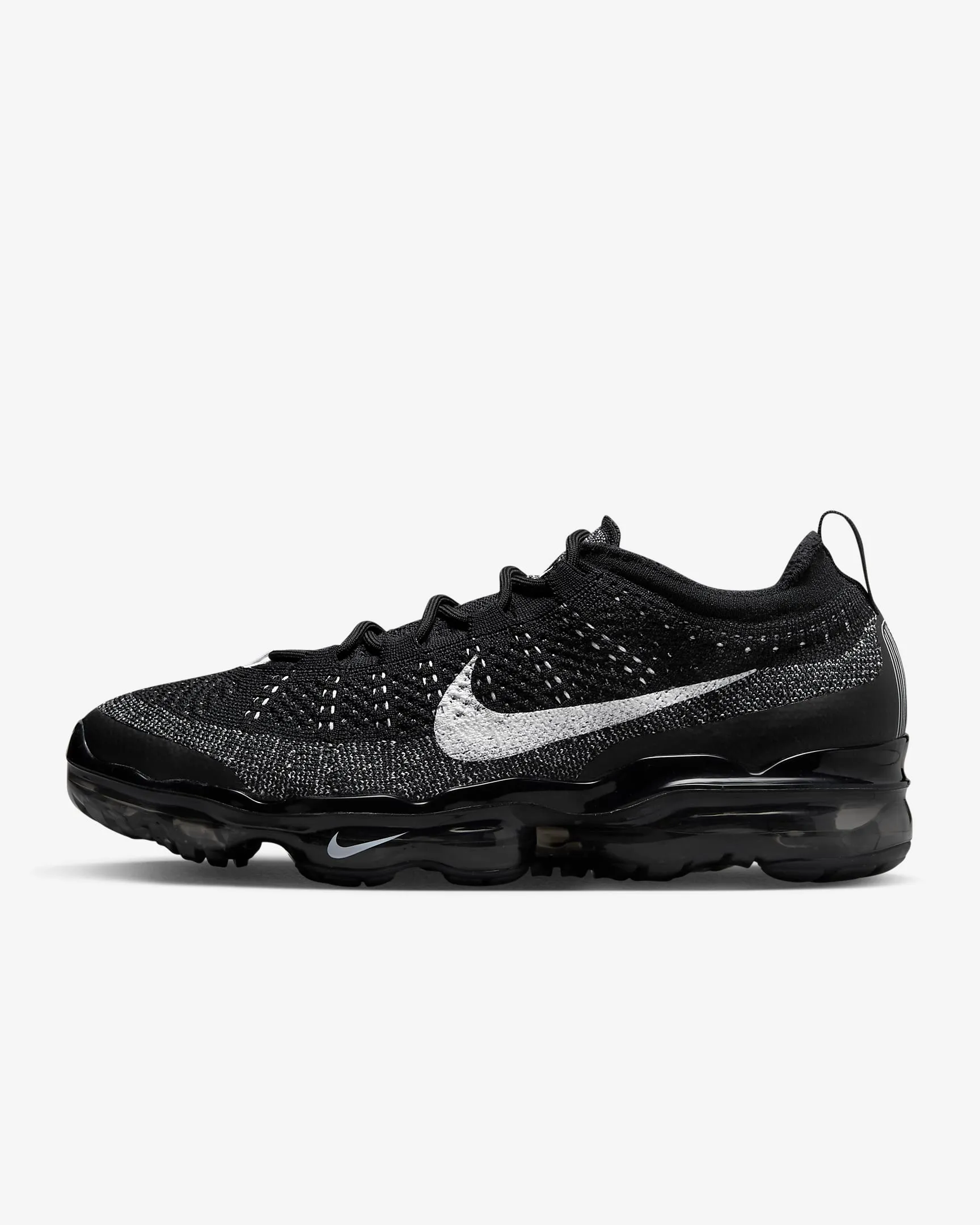 Nike Men's VaporMax 2023 Flyknit Shoes - Black / White / Grey