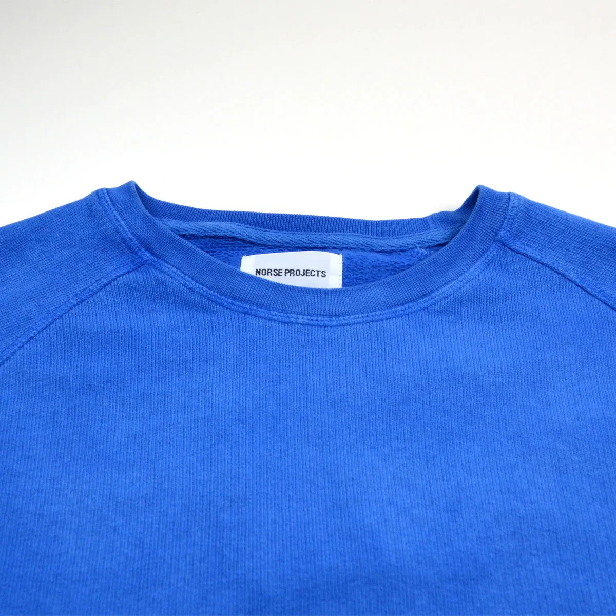 Norse Projects - Vorm Brushed Indigo Sweatshirt - California Blue